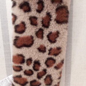 'CHICO'S' Faux Fur Collar/Scarf Ocelot NWT 100% Polyester